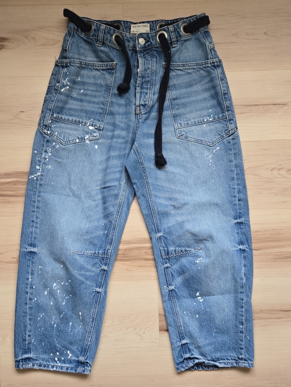 We The Free Moxie Barrel Jeans, Size 26